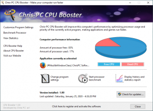 Chris-PC RAM Booster 7.07.19 instal the last version for windows