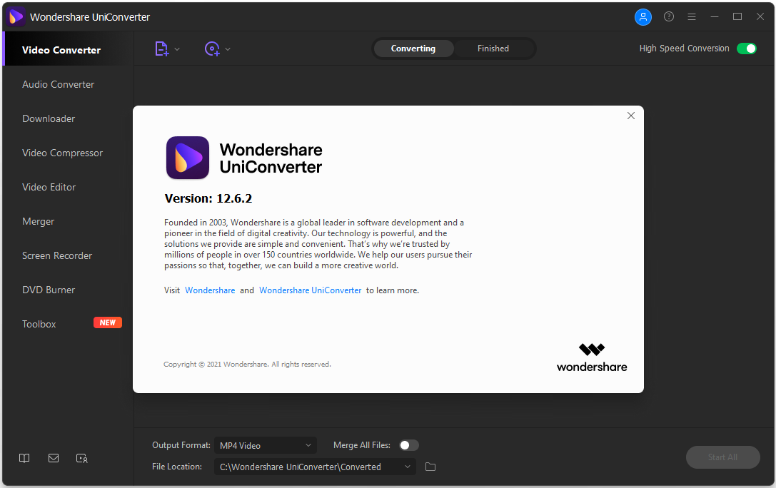 Wondershare UniConverter 12.6.2.5 Crack