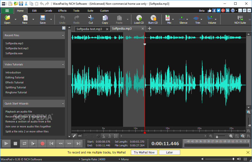 WavePad Sound Editor 12.96 Crack