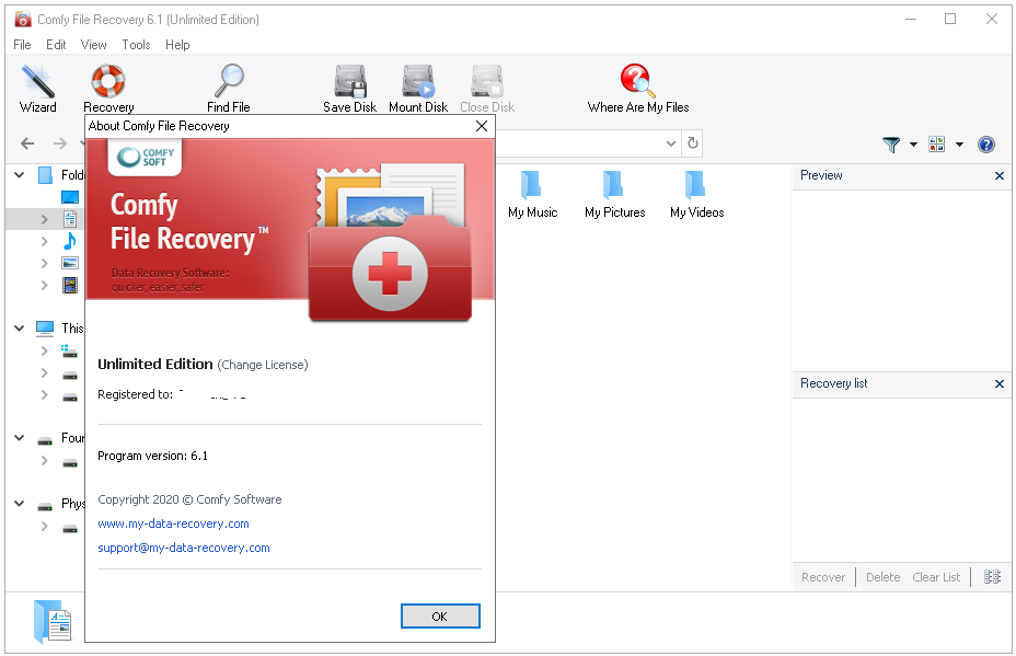 Comfy File Recovery 6.2 Crack