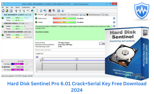 Hard Disk Sentinel Pro 6.01 Crack+Serial Key Free Download 2024