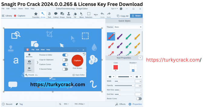 Snagit Pro Crack 2024.0.0.265 & License Key Free Download